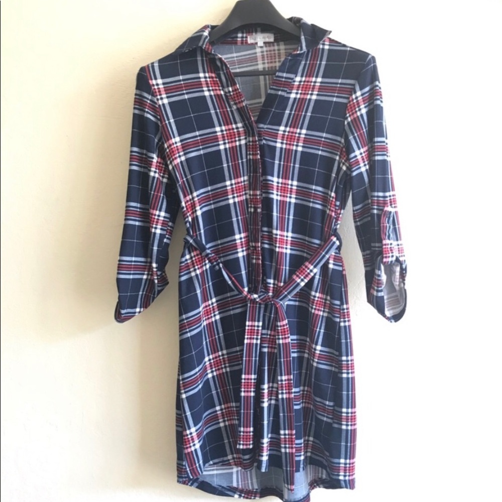 Riley James Medium Plaid Dress SOFT m